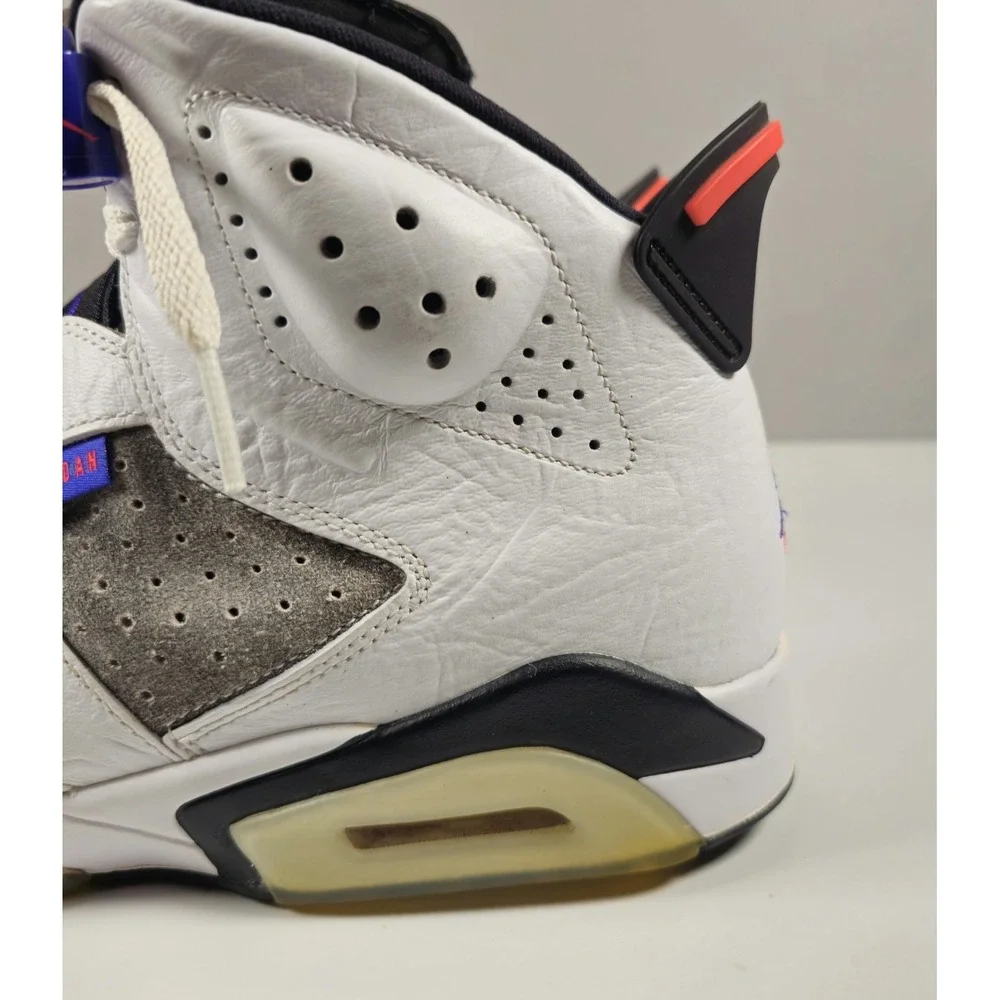 Air Jordan 6 Retro LTR Flint CI3125-100 Men's Size 12 White Concord 2018 w/ Box